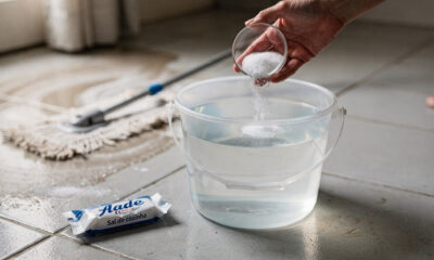 É só sal na água do balde, mas muita gente está redescobrindo esse truque pra deixar a casa mais leve, limpa e sem perfume exagerado