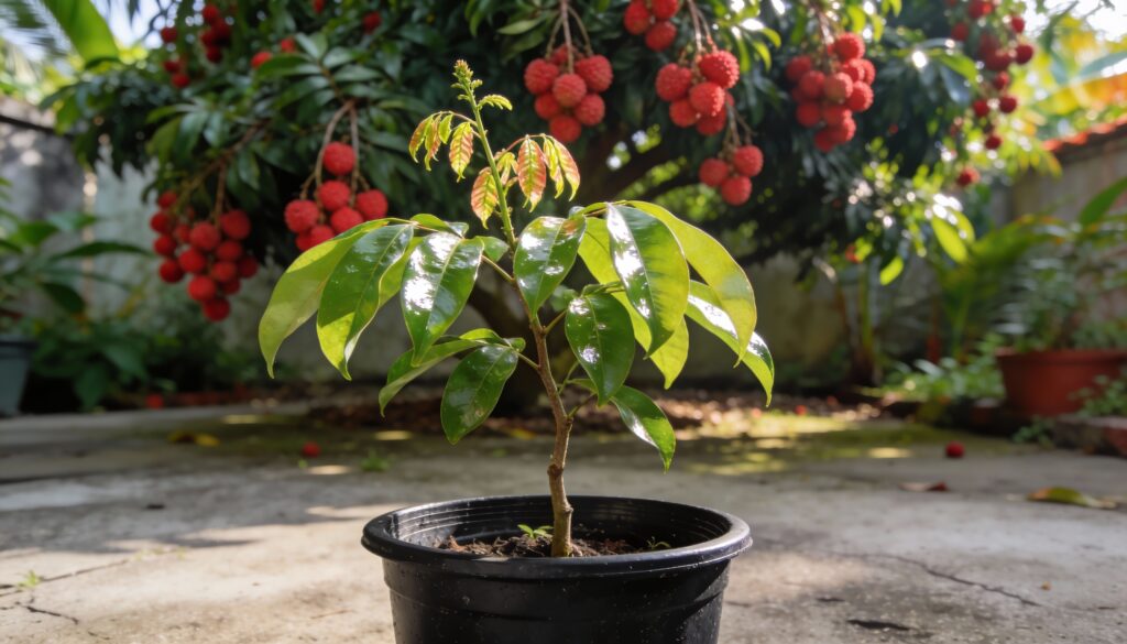 Transformar caroço de lichia em planta decorativa é mais fácil do que parece