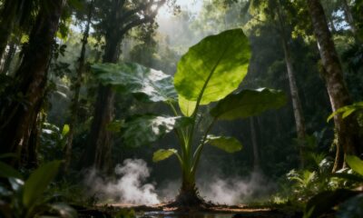O tamanho das folhas esconde pistas curiosas sobre o lugar onde a planta vive