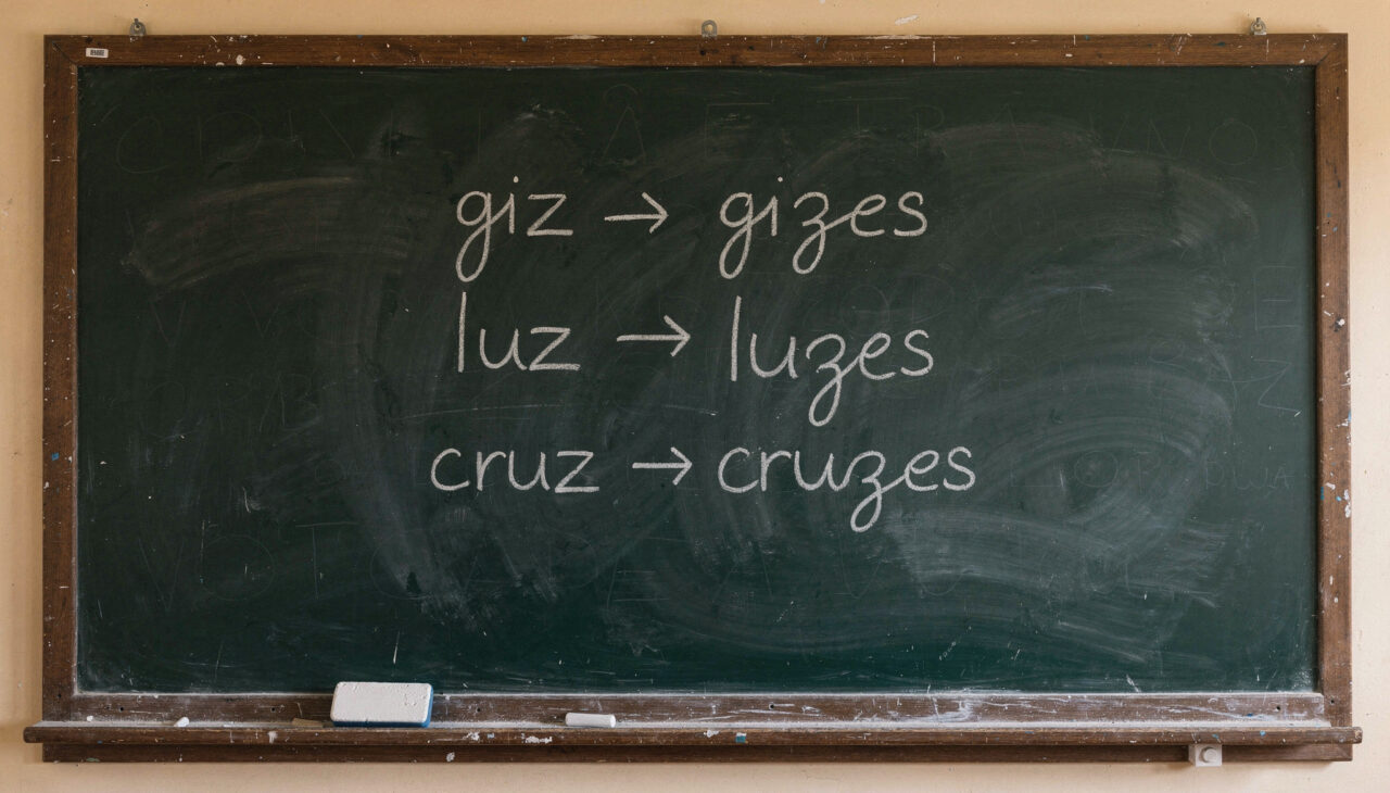 Você sabe qual o plural de "giz"?