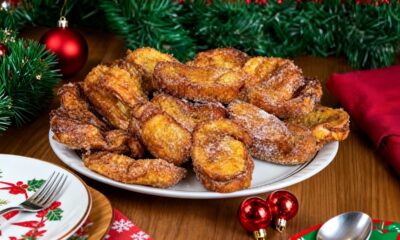 Essa rabanada é crocante por fora, cremosa por dentro e perfeita para o Natal