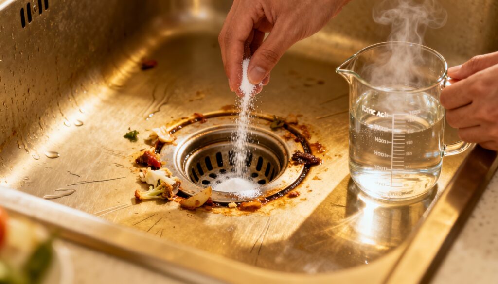 Pia da cozinha entupida? Veja os truques caseiros que realmente funcionam