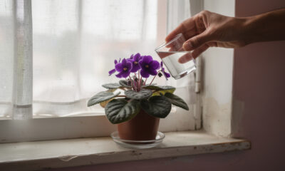 Como uma violeta no peitoril da janela virou um exercício diário de observação