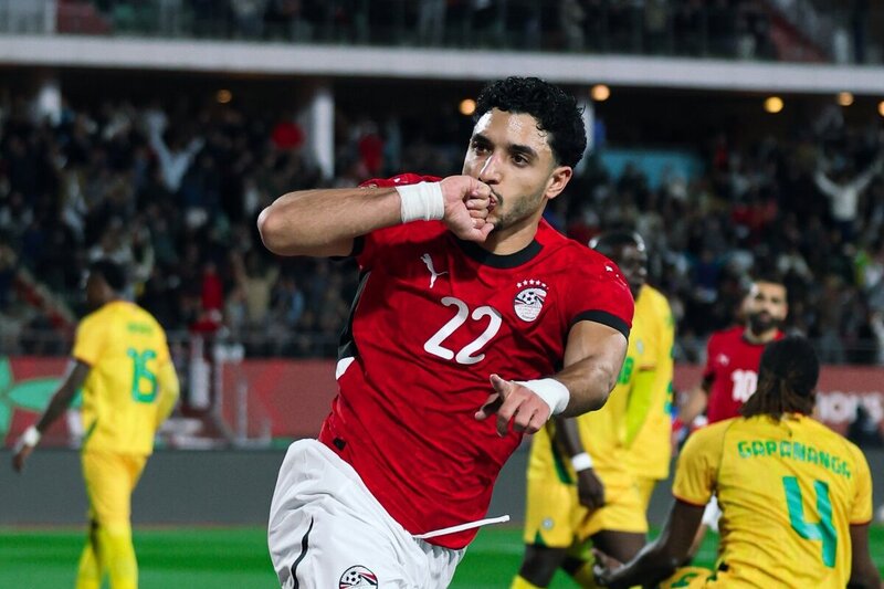 Marmoush. Egito x Zimbábue (Foto: @EgyptNY)