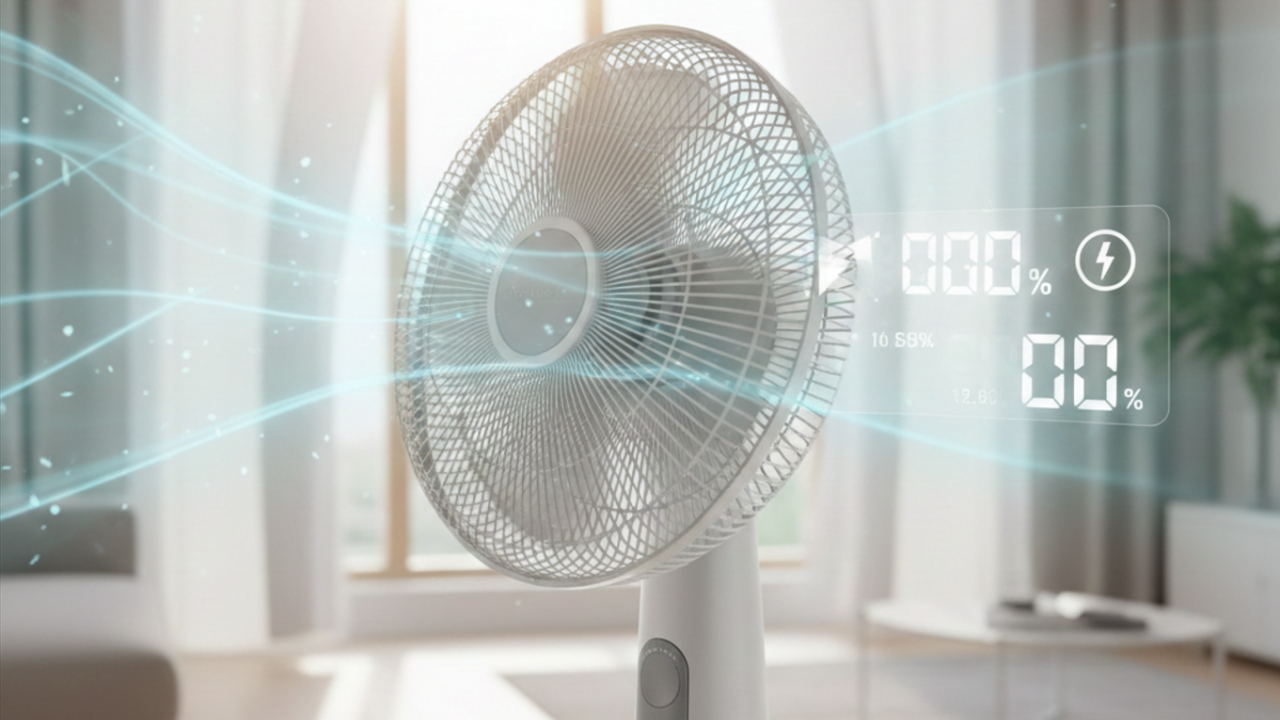 Quanto você gasta usando o ventilador todo dia?