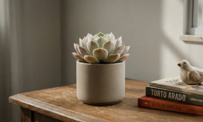 As suculentas são famosas por sua durabilidade e facilidade de cuidar