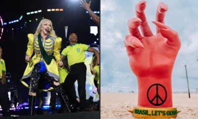Escultura de Lady Gaga em Copacabana viraliza e fãs lotam redes com vídeos e fotos