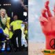 Escultura de Lady Gaga em Copacabana viraliza e fãs lotam redes com vídeos e fotos