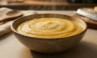 Esse purê com mandioquinha tem sabor delicado e textura que derrete na boca