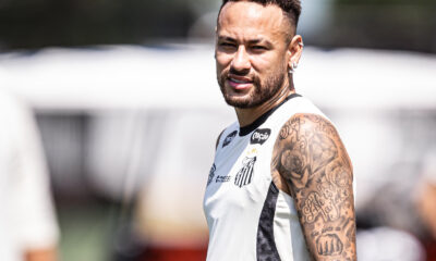 Neymar, atacante do Santos