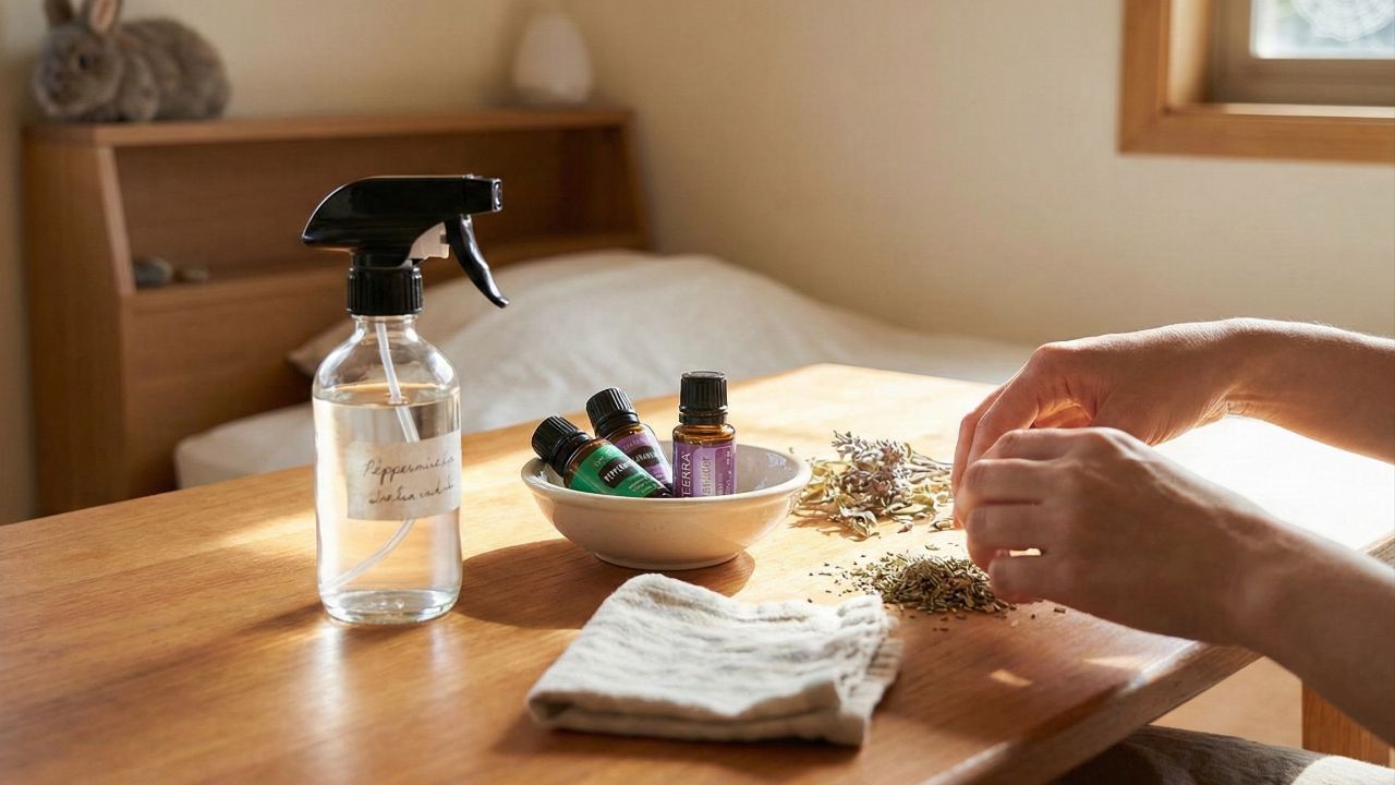 Aprenda a fazer o melhor spray natural contra aranhas e poeira para seu quarto