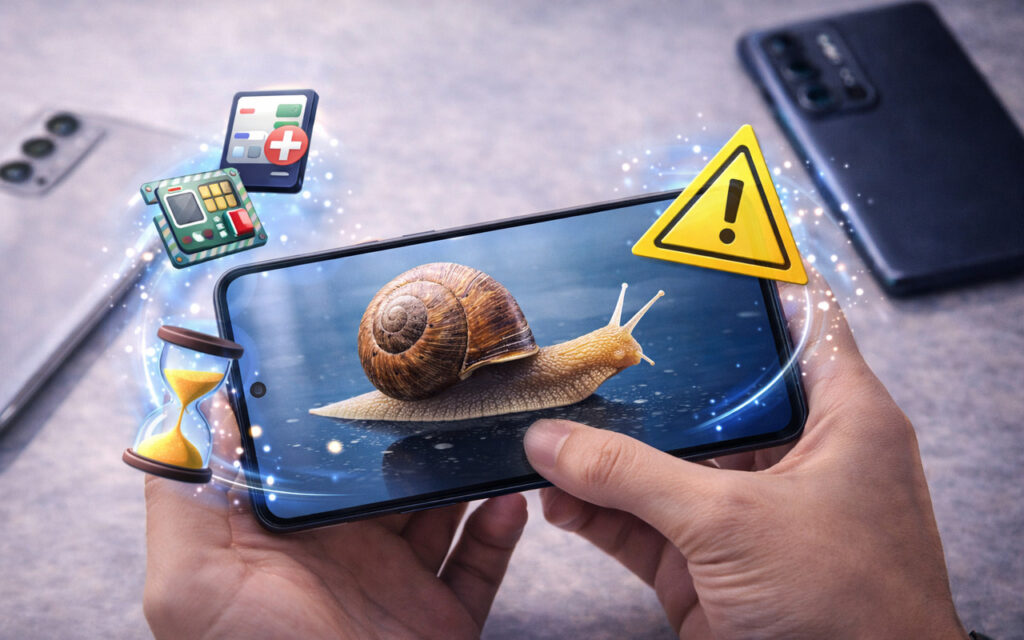 Por que os celulares ficam mais lentos com o tempo mesmo sem uso intenso no dia a dia