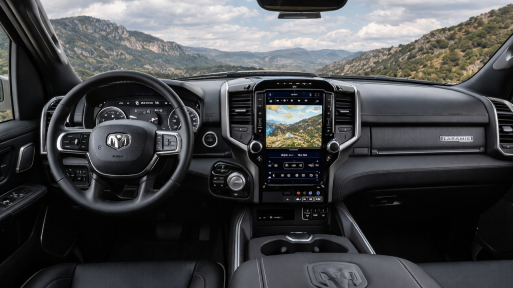 Nova RAM 1500 Laramie aposta em tecnologia e conforto acima do padrão das picapes