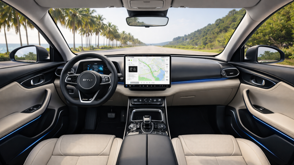BYD adota Android Automotive OS e melhora software dos seus carros elétricos