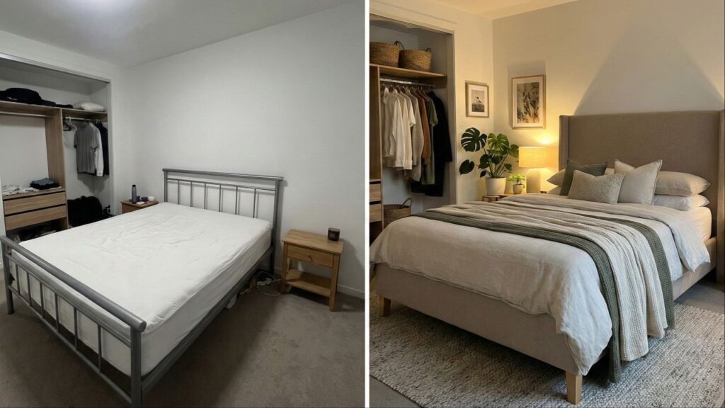 Transformação de quarto para renovar o astral do seu cantinho em poucas horas