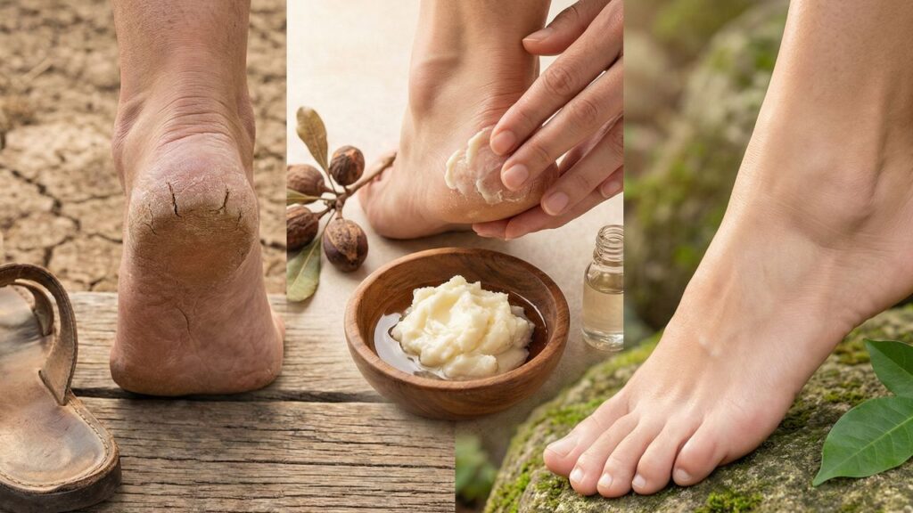 Acabe com os pés rachados usando apenas dois ingredientes potentes