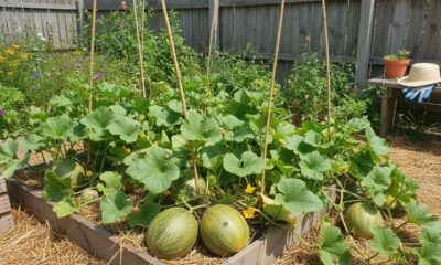 Quem planta melão caipira em casa aprende que o cuidado muda o sabor