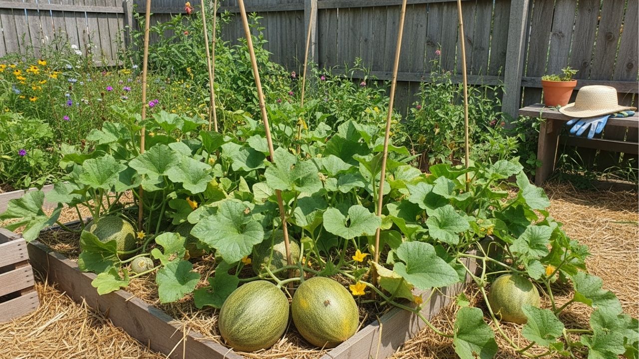 Quem planta melão caipira em casa aprende que o cuidado muda o sabor