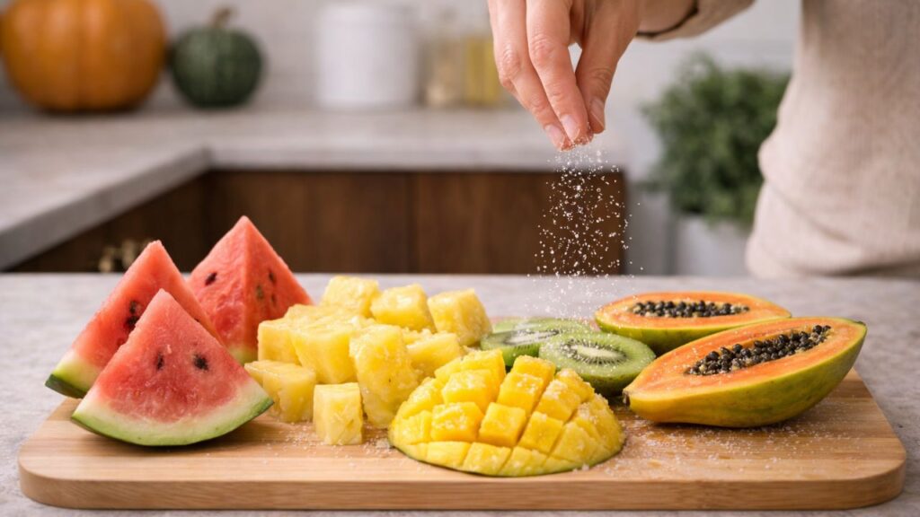 O uso simples do sal que ajuda a conservar frutas tropicais por mais tempo em casa