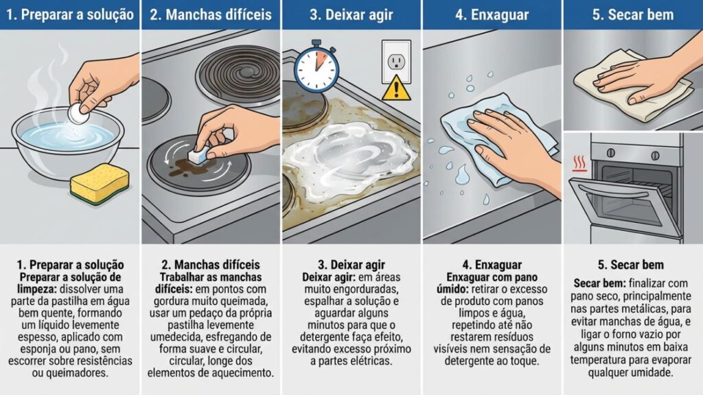Como limpar o forno sem produtos químicos para deixar ele brilhando e sem gordura