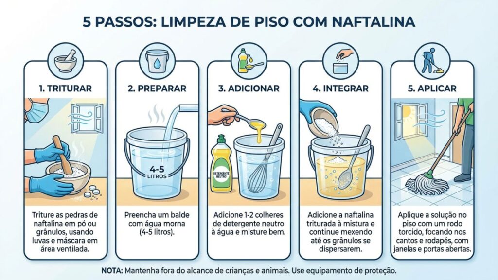 Mistura poderosa de detergente com naftalina promete acabar com as formigas