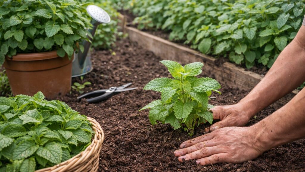 Plantar erva-cidreira do jeito certo faz a planta render o ano todo