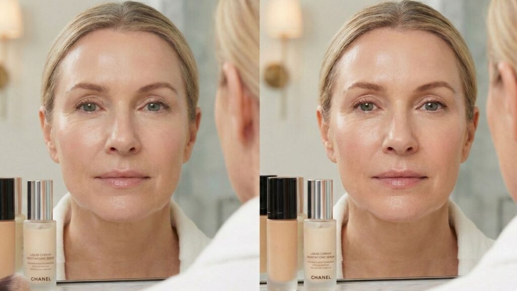 Truque de maquiagem rejuvenescedora deixa a pele com aspecto de 10 anos mais jovem