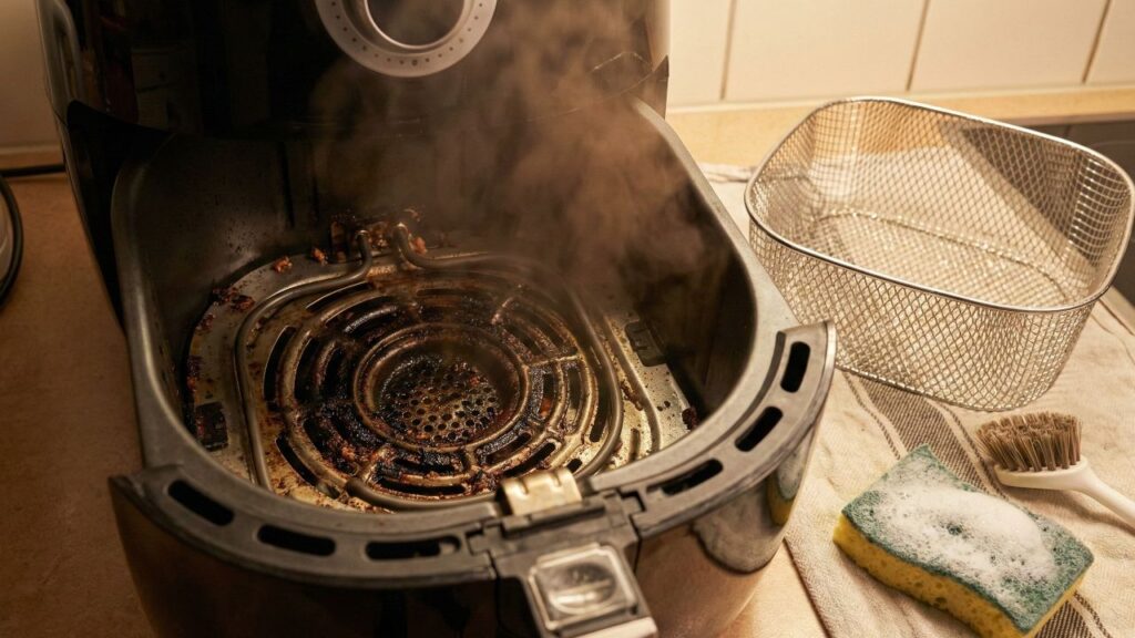 Dica de ouro para limpar air fryer encardida em poucos minutos
