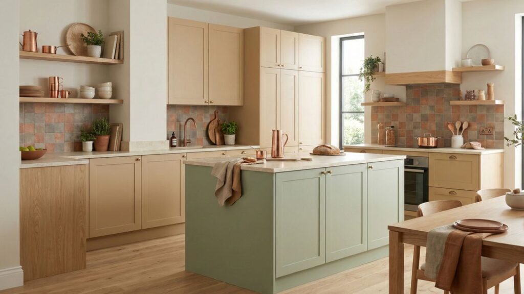 Natureza dita a regra e define as melhores cores de cozinha para 2026
