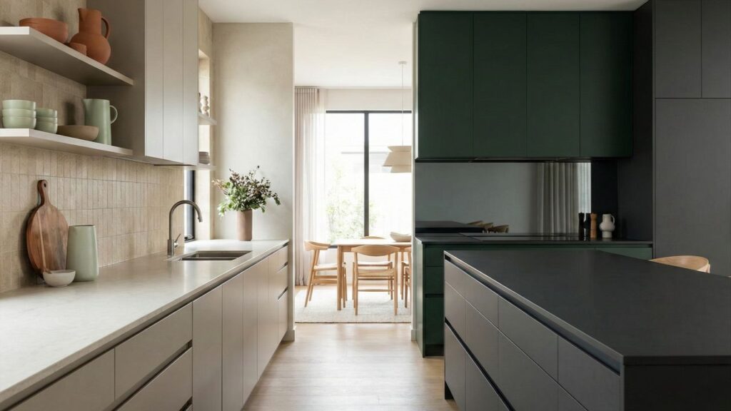 Adeus aos azulejos: as 3 novas tendências de cozinha para 2026