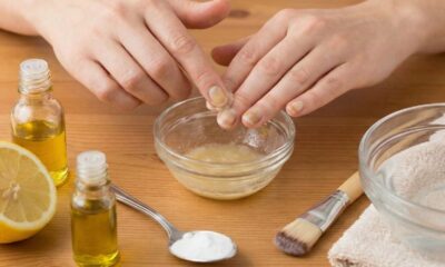 Receita caseira de 3 minutos salva unhas manchadas e devolve brilho