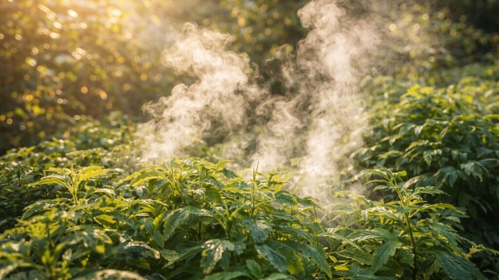 Esse aroma diferente que surge na vegetação após muito sol tem explicação