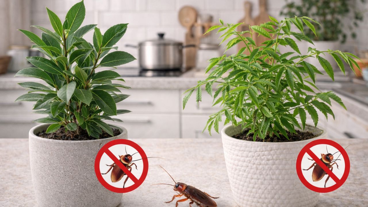 Essas duas plantas ajudam a manter baratas longe da cozinha de forma simples