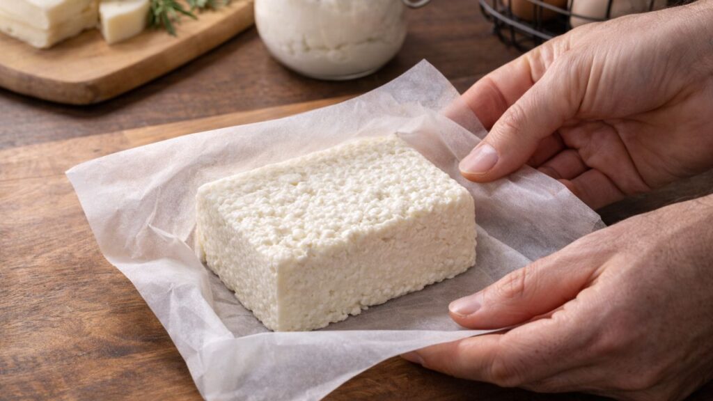 Papel manteiga virou aliado para conservar queijo sem ressecar