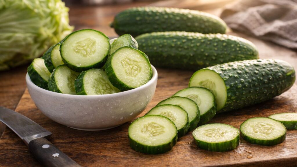 O motivo de o pepino continuar crocante no frio enquanto a alface murcha