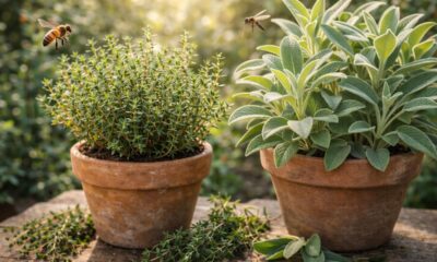 Como manter ervas aromáticas vivas e produtivas em vasos pequenos