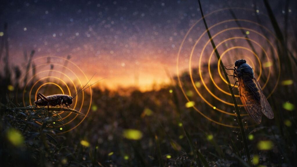 O motivo de os insetos cantarem diferente a cada época