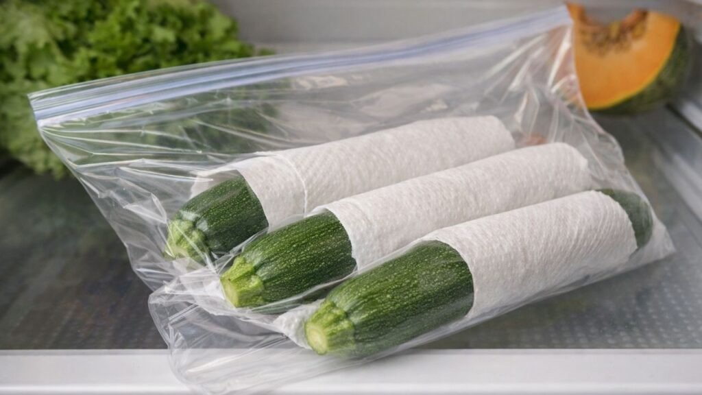 O jeito certo de guardar abobrinha e evitar que ela fique mole