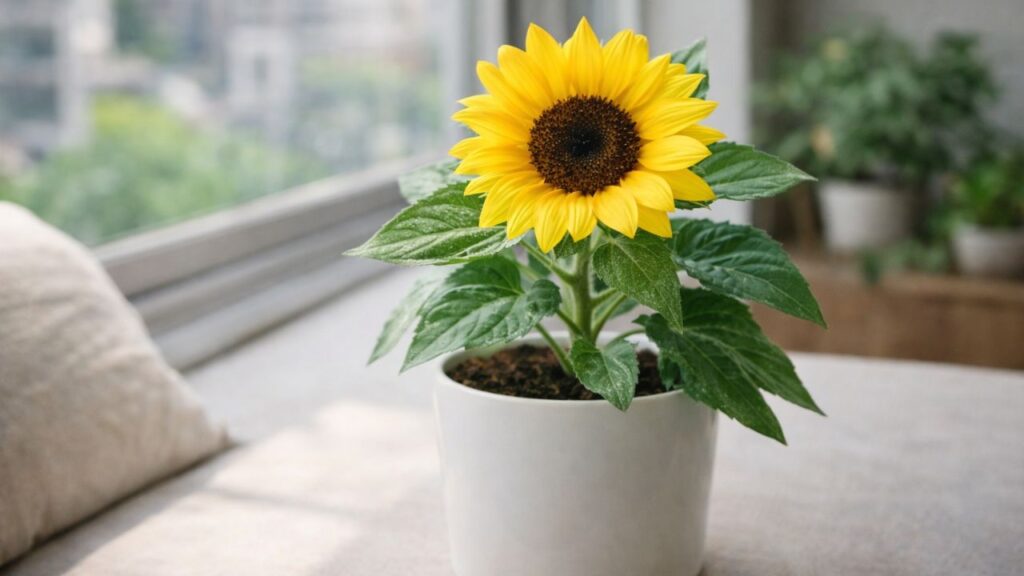 Girassol em vaso cresce bem e deixa a casa mais alegre, surpreende pela beleza e facilidade