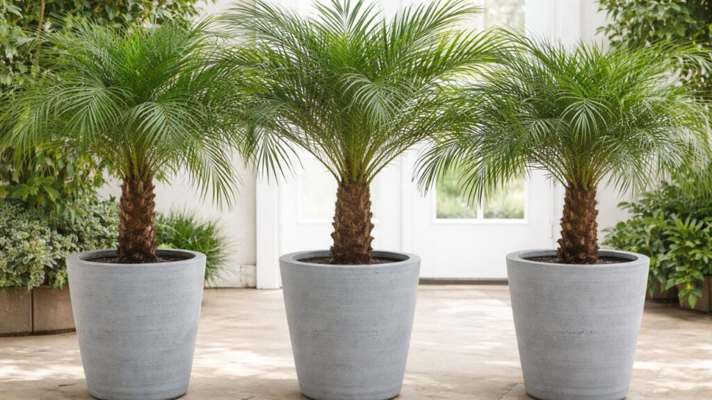 A palmeira fênix-anã transmite elegância sem exageros e prosperidade constante