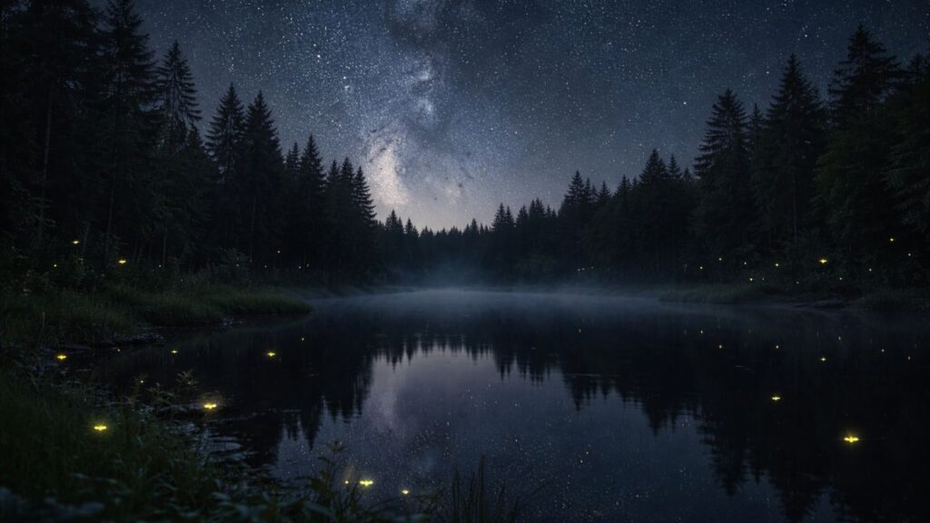 A lua some e a natureza reage de formas quase invisíveis