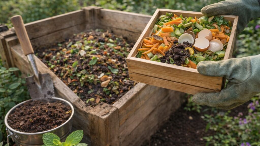 Fazer composto orgânico em casa sem cheiro forte é mais simples do que parece