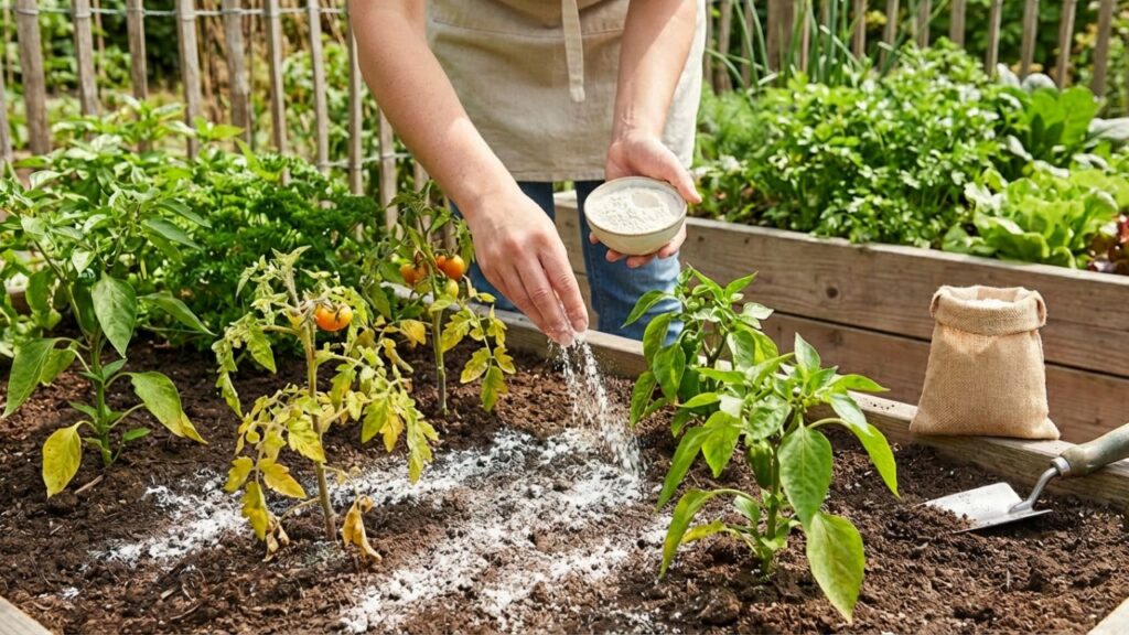 A farinha de trigo virou aliada para recuperar plantas debilitadas