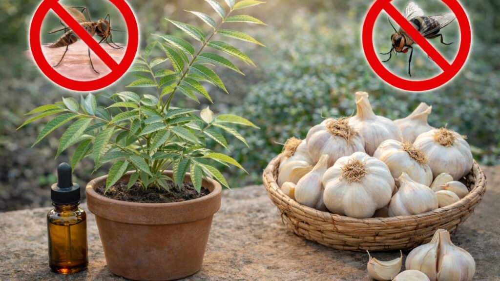Plantas comuns que ajudam no controle de insetos dentro de casa