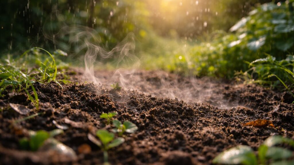 Esse aroma que surge após a chuva forte tem uma explicação natural