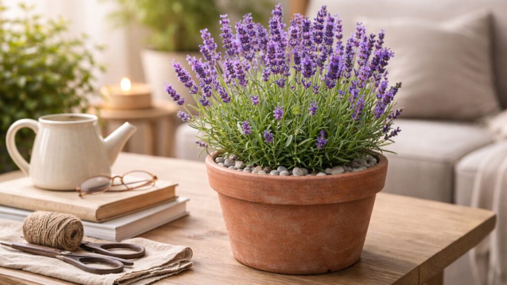 Essa lavanda inglesa me ensinou que recomeçar pode ser bonito e tranquilo