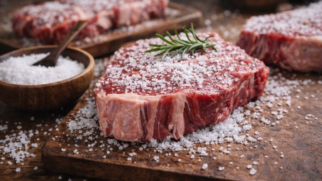 Por que o sal grosso conserva carnes há séculos sem perder eficiência