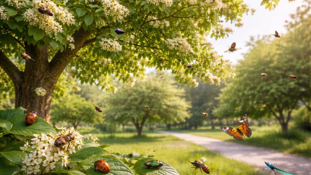 Por que insetos se concentram mais em determinadas árvores