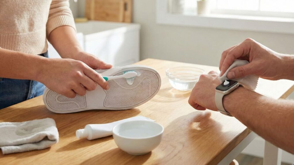 Conheça os usos mais surpreendentes da pasta de dente na limpeza que vão além da saúde bucal