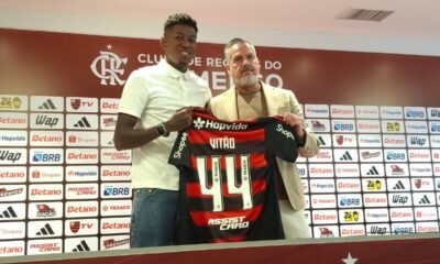 Vitão é apresentado como reforço do Flamengo; saiba o que zagueiro falou
